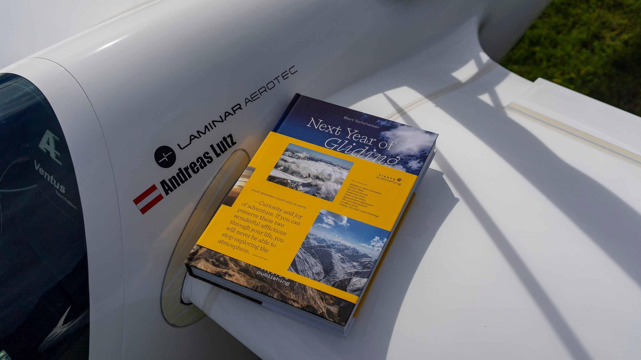 Buchpräsentation Bert Schmelzer »Next Year of Gliding« und österr. Segelfliegertag.